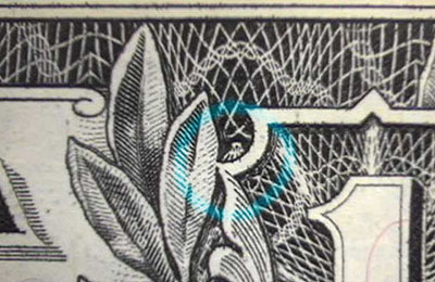 owl on dollar bill