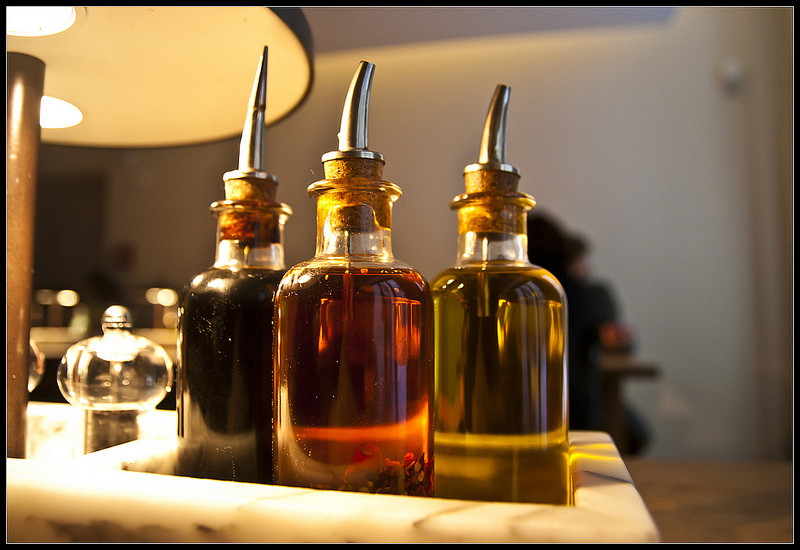 vinegar and oil